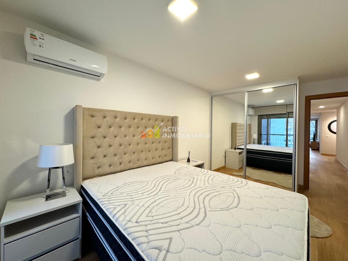 Apartamento ID.258 - Alquiler con muebles 1 dormitorio, 2 balcones y garaje - Pocitos