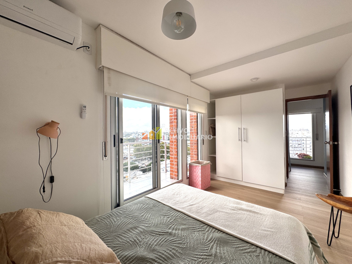 Apartamento ID.384 - Alquiler apartamento 1 dormitorio amoblado con garaje y terrazas 