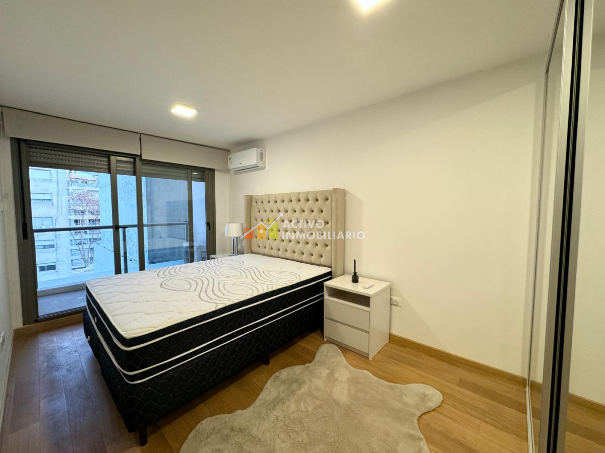 Apartamento ID.258 - Alquiler con muebles 1 dormitorio, 2 balcones y garaje - Pocitos