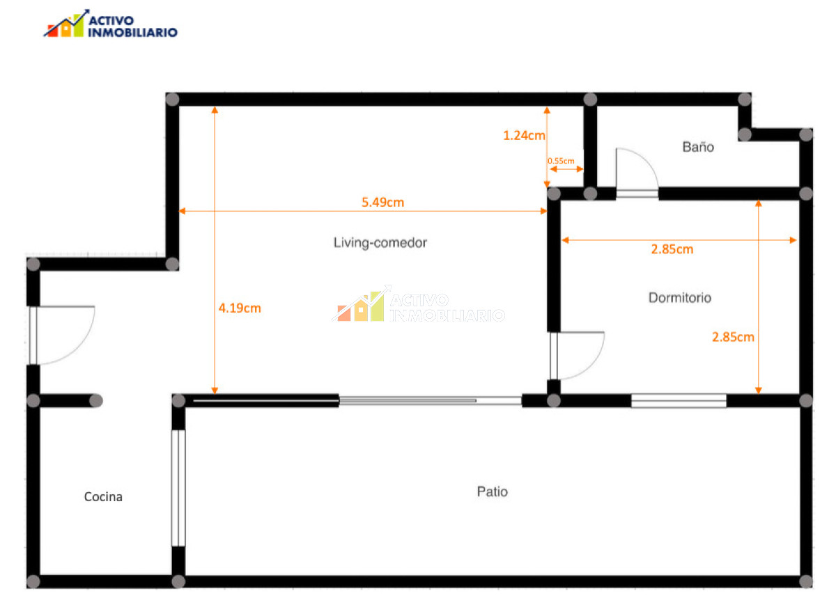 Apartamento ID.358 - Venta apartamento 1 dormitorio + patio + garaje + box - Pocitos 