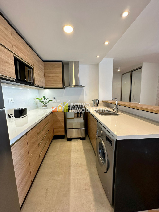 Apartamento ID.464 - Alquiler apartamento 1 dormitorio amoblado   con garaje 