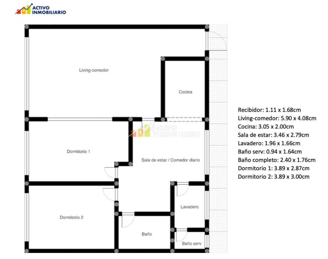Apartamento ID.506 - Venta apartamento 2 dormitorios + garaje - Pocitos