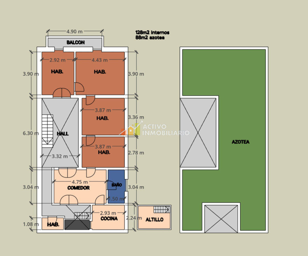 Apartamento ID.476 - Venta apartamento 4 dormitorios + azotea - Cordón Norte 