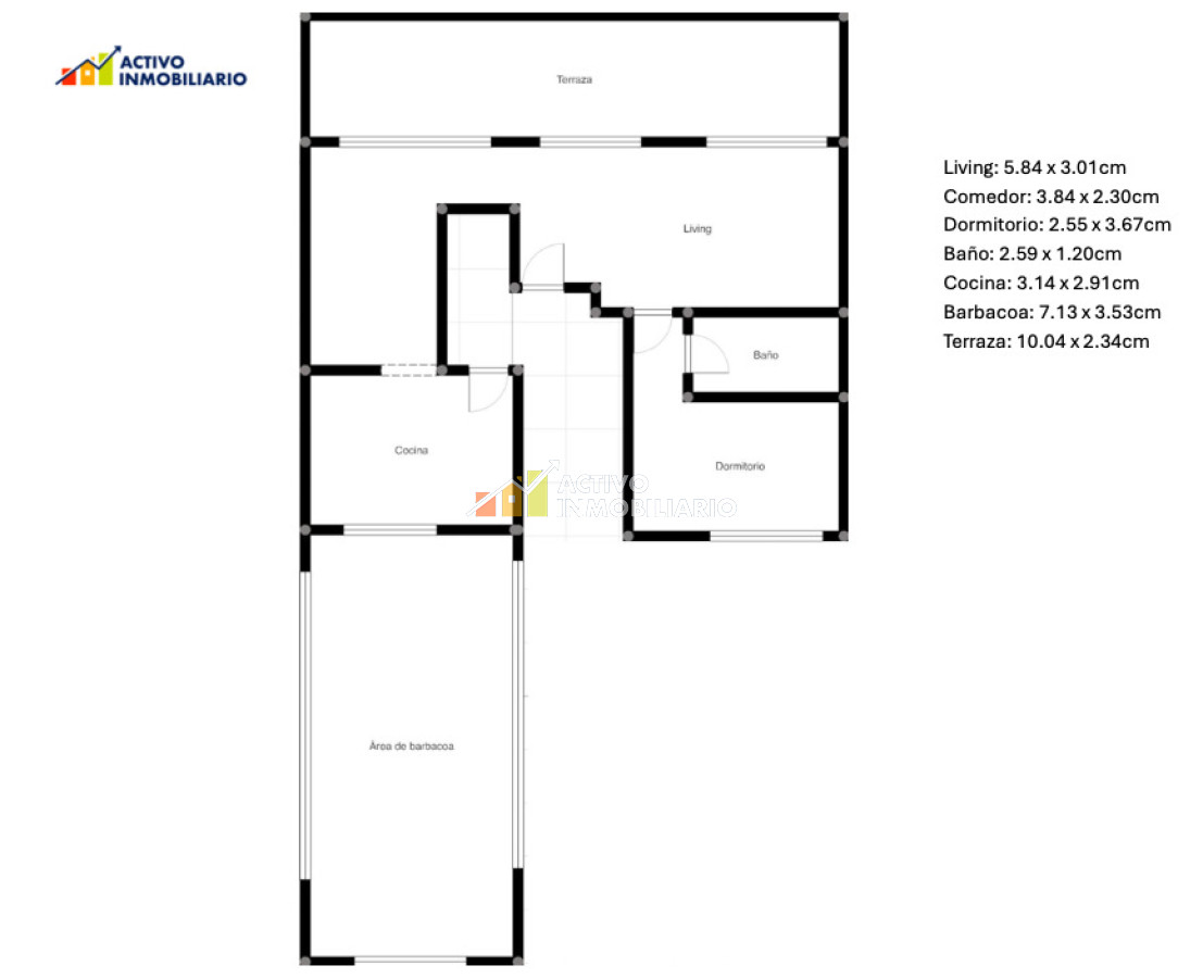 Apartamento ID.472 - Venta Penthouse 1 Dormitorio - Terraza con Parrillero garaje -Pocitos