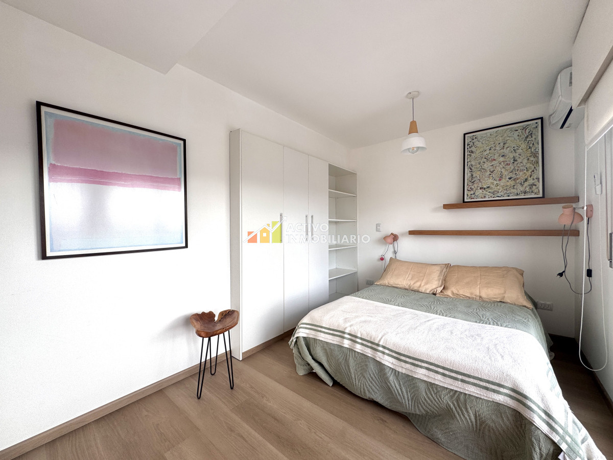 Apartamento ID.384 - Alquiler apartamento 1 dormitorio amoblado con garaje y terrazas 