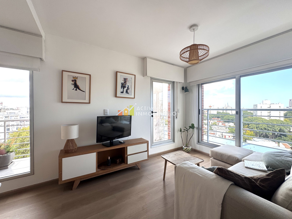 Apartamento ID.384 - Alquiler apartamento 1 dormitorio amoblado con garaje y terrazas 