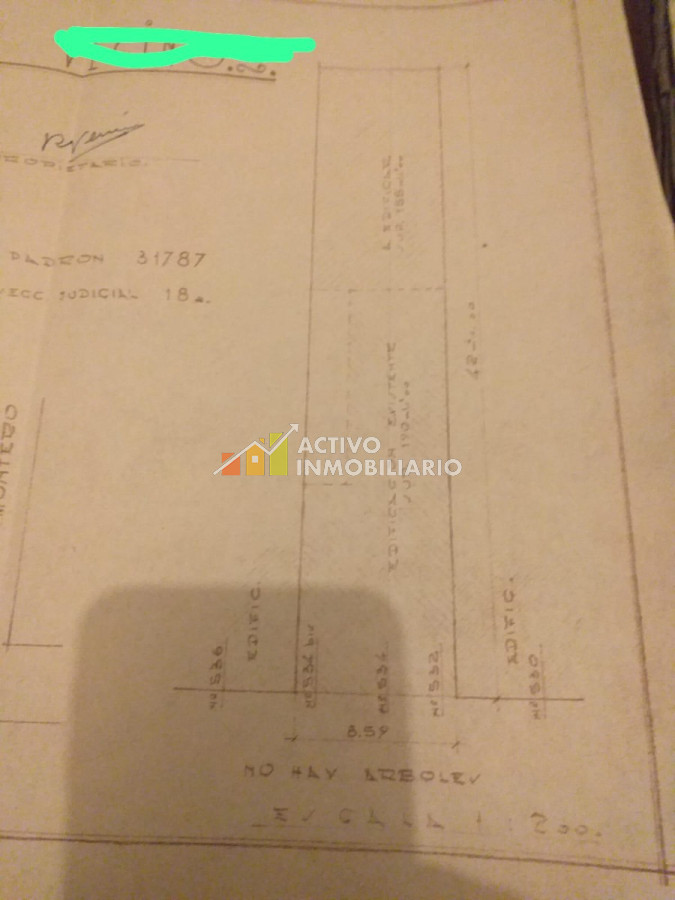Casa ID.38 - Venta Padron unico, 2 apartamentos + local comercial+ gran galpon