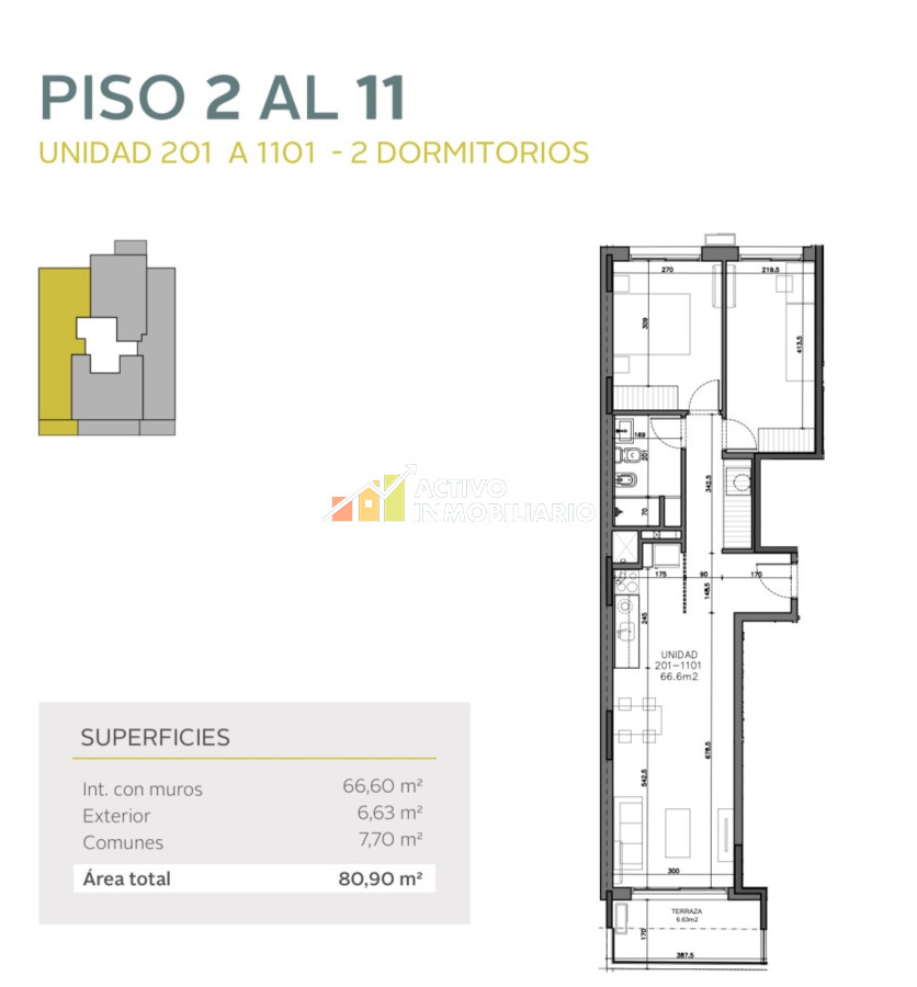 Apartamento ID.212 - Site Centenario - 201 