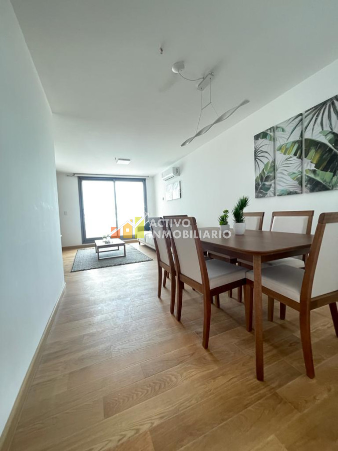 Apartamento ID.209 - Alquiler apartamento amueblado 2 dormitorio + terraza   garaje