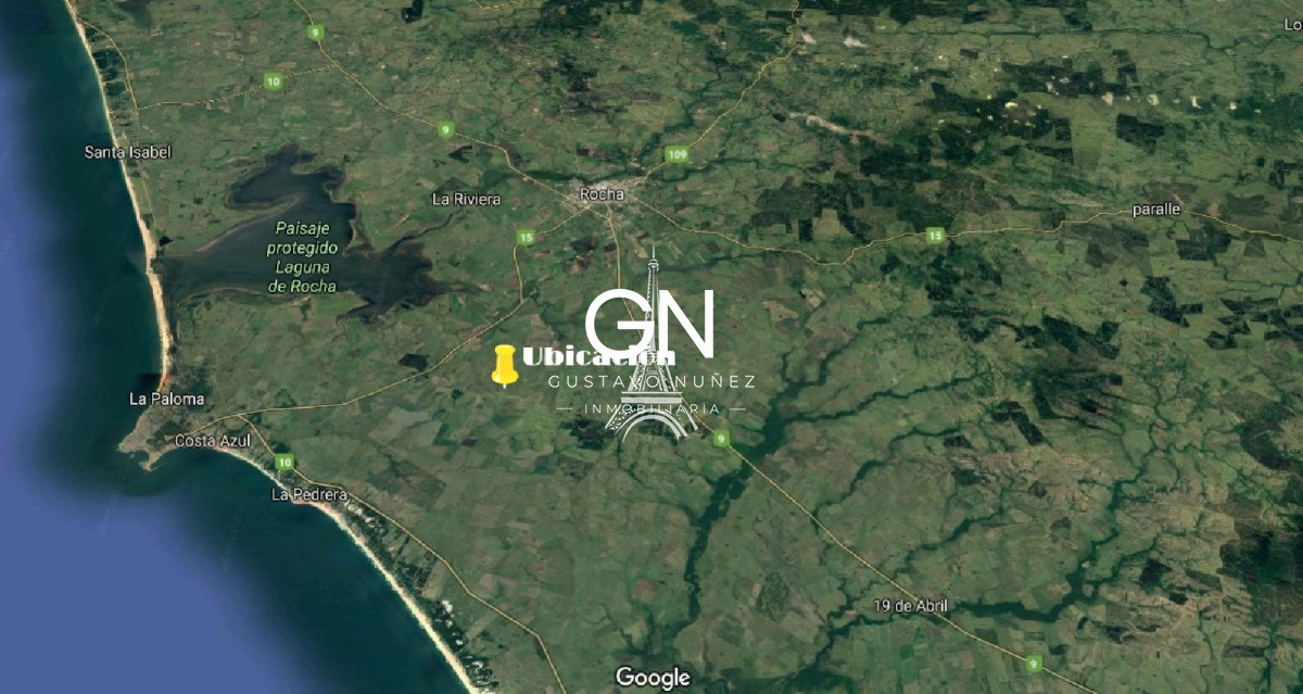 Campo Ref.2948 - A pocos kilómetros de Rocha, La Pedrera y La Paloma.