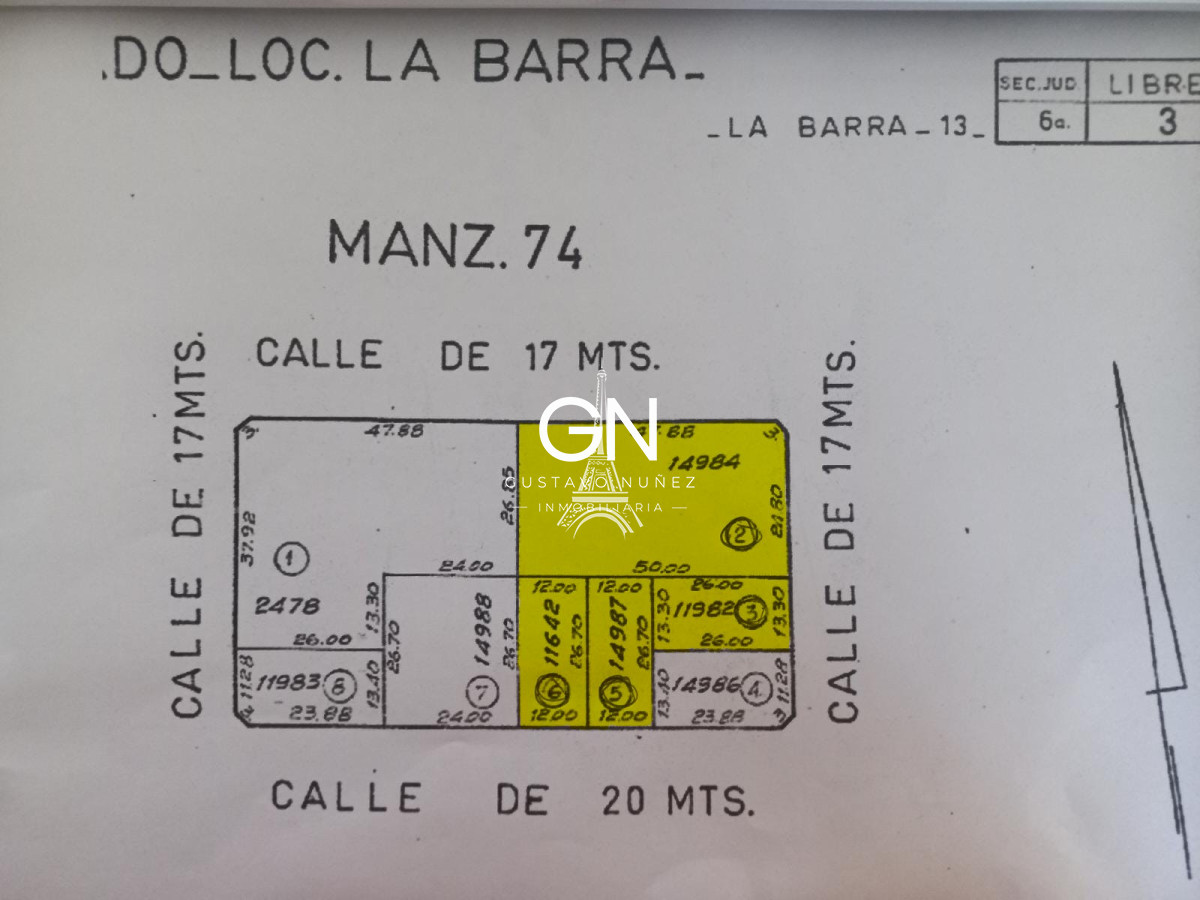 Terreno ID.4279 - Media manzana en La Barra
