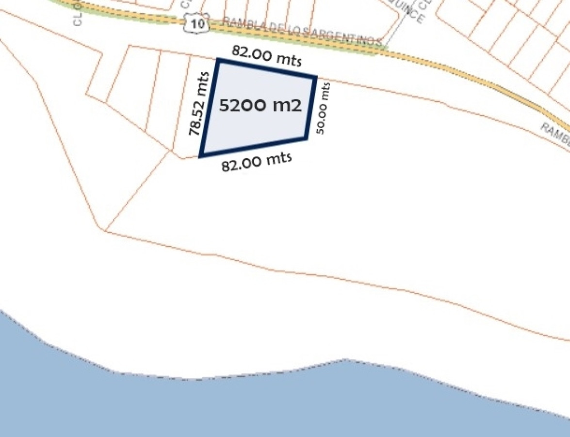 Terreno ID.2670 - Predio en primera linea frente al mar