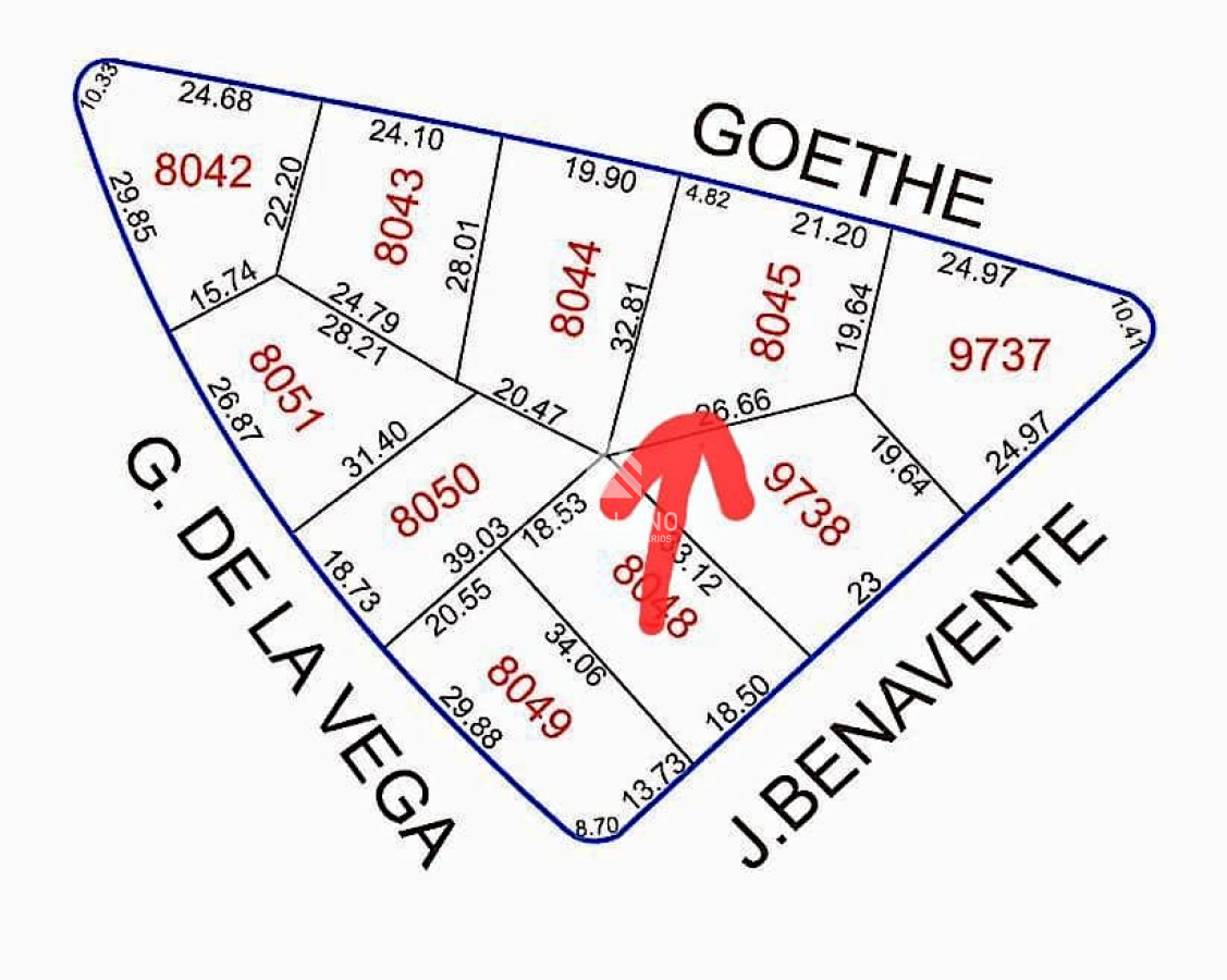 Terreno ID.3211 - Terreno en jardines de cordoba 656m2 - Punta del Este