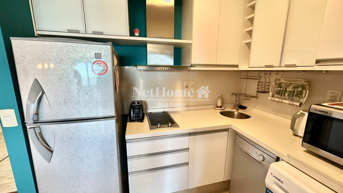 Apartamento ID.681 - Apartamento todo reciclado, 1 dormitorio, cochera, Primera linea