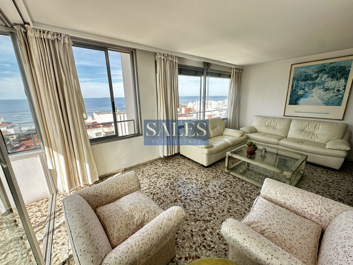 Apartamento ID.1375 - Luminoso apartamento en Península, 2 dormitorios, vista, sol y garage.  
