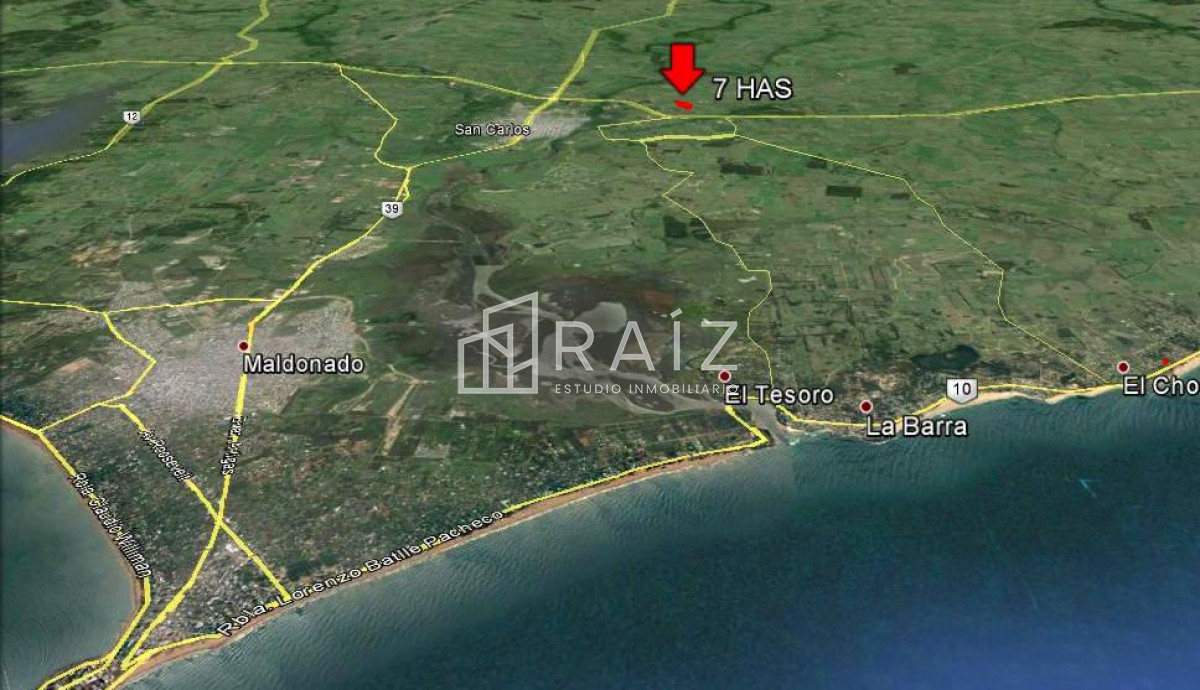 Chacra ID.3939 -  CHACRA EN VENTA DE 7 HECTAREAS MALDONADO