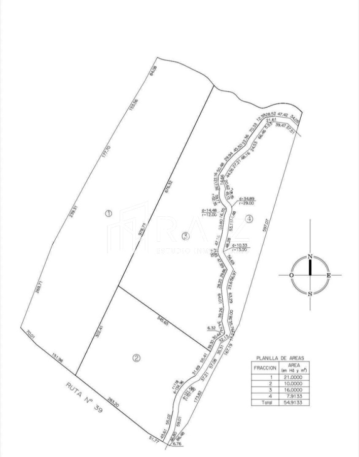 Campo Ref.12083 - VENTA CAMPO 10 HAS RUTA 39