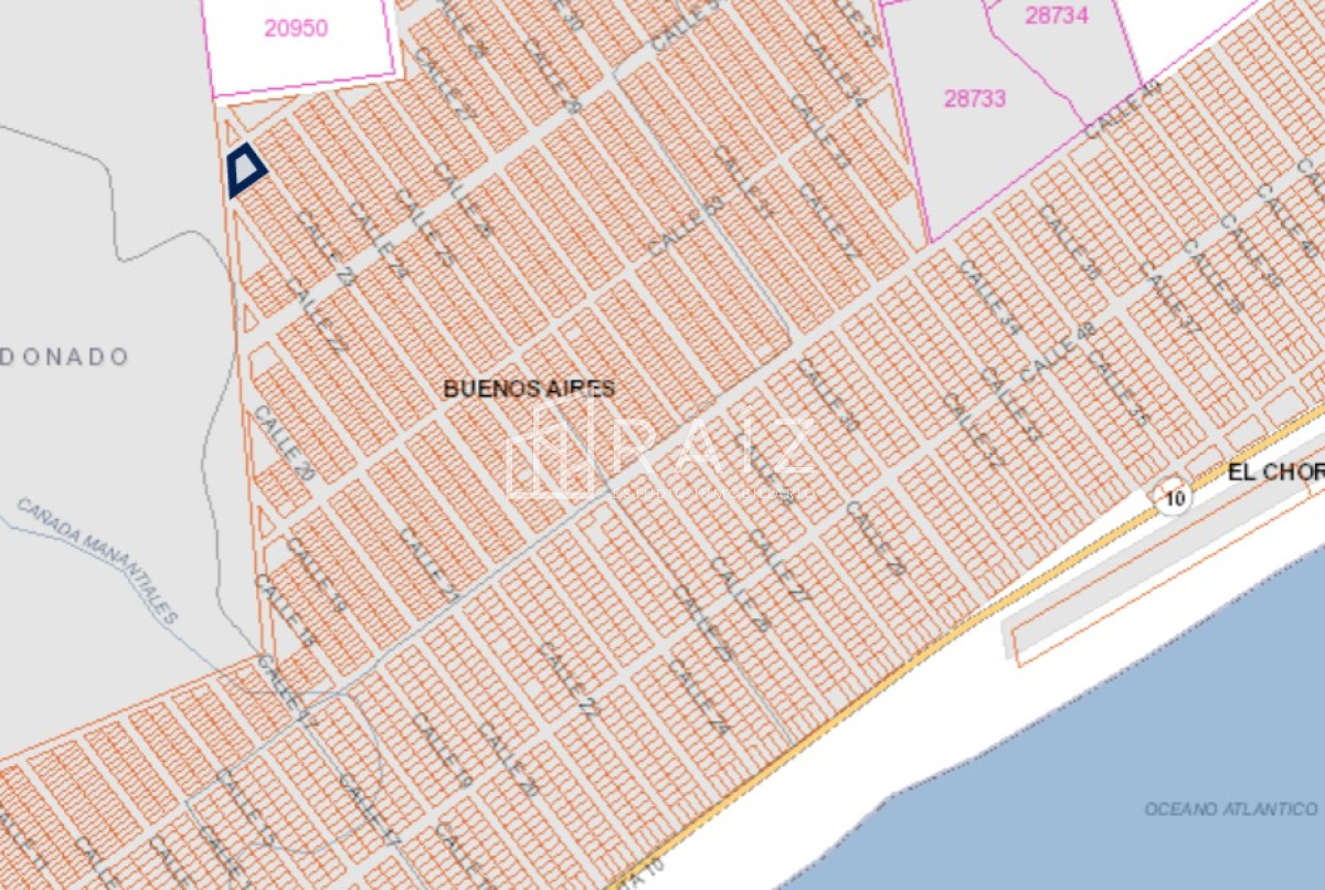 Terreno ID.6811 - TERRENO EN VENTA 2450m CALLE 22  EN BALNEARIO BS AS 