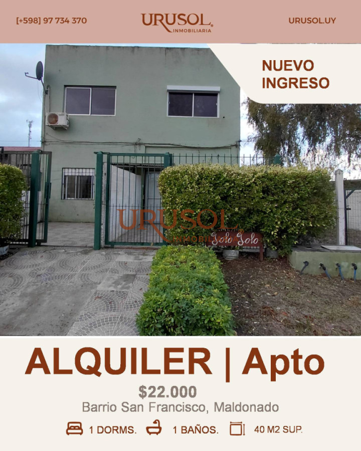 Apartamento ID.135 - Alquiler Anual - San Francisco 