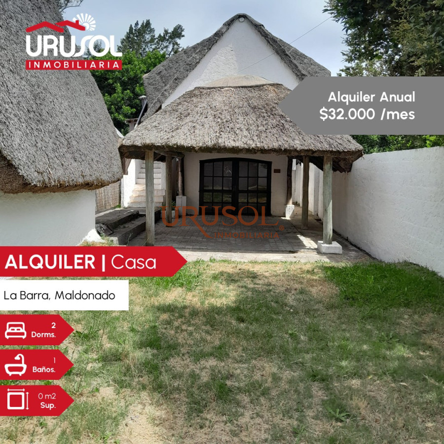 Casa ID.120 - Se ALQUILA Casa de 2 Dormitorios en El Tesoro