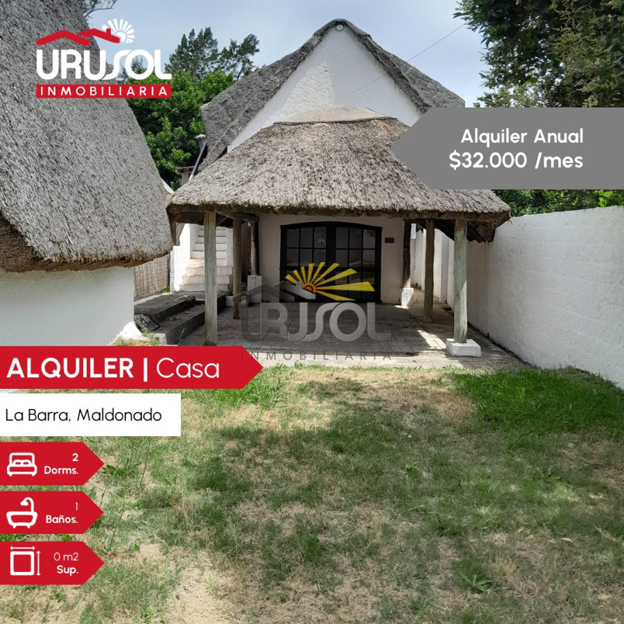 Casa ID.120 - Se ALQUILA Casa de 2 Dormitorios en El Tesoro