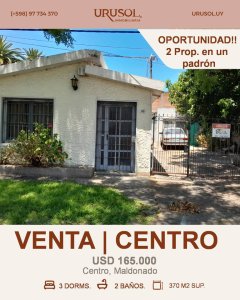 OPORTUNIDAD DE INVERSION - CENTRO DE MALDONADO