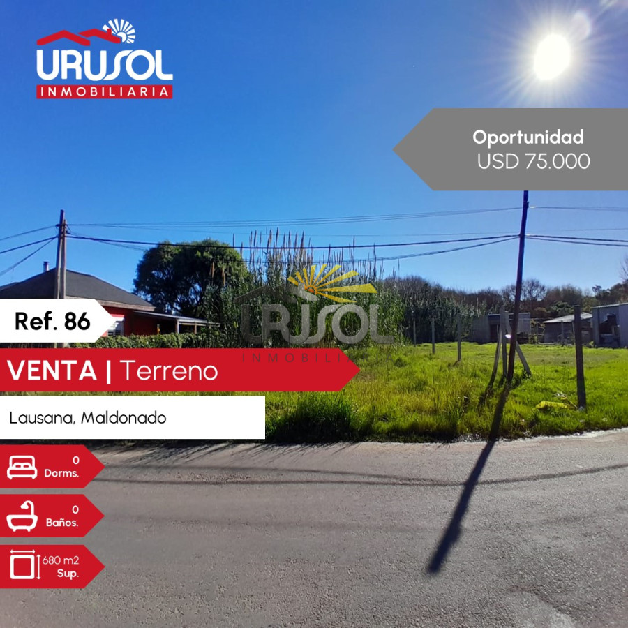 Terreno ID.86 - Se VENDE Terreno en Lausana 680m²