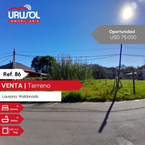 Se VENDE Terreno en Lausana 680m²