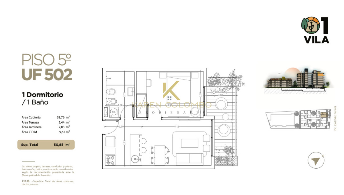 Apartamento ID.21096465 - Apartamento 1 dormitorio en Parque Batlle