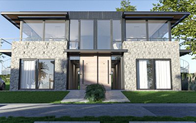 Casa en venta, barrio privado primera linea de Playa Mansa, Punta del Este