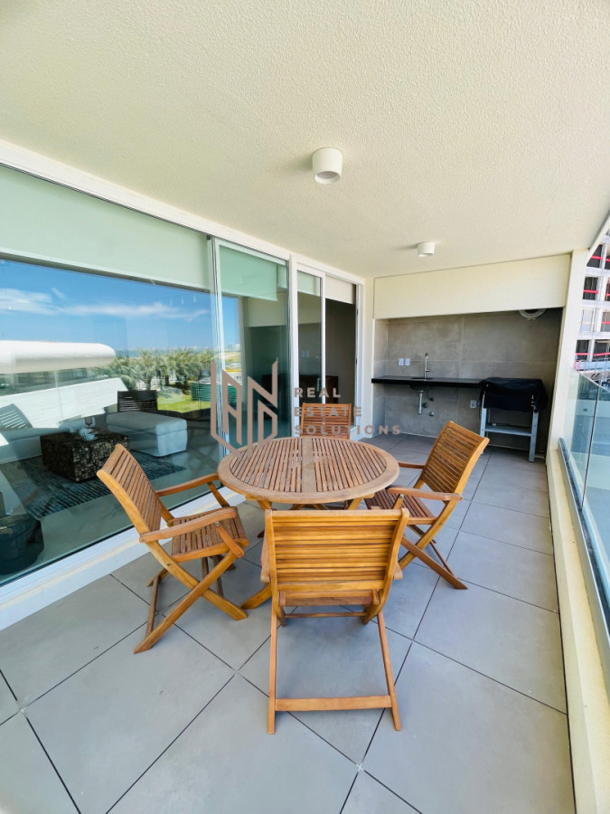 Apartamento ID.102 - Alquiler Temporario - 2 Dormitorios + Dependencia en Poseidón Laguna (178 m²) - Torre Central