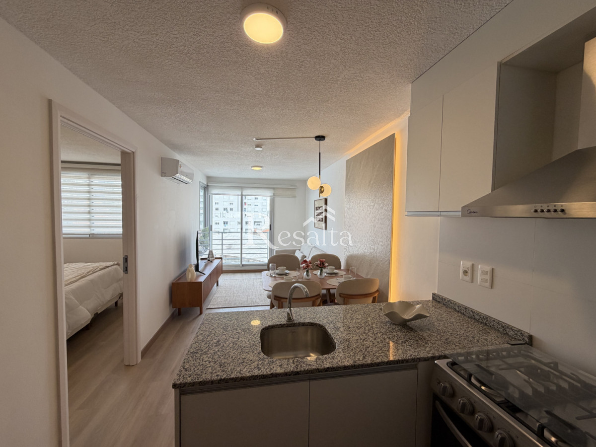 Apartamento ID.181 - Alquiler un dormitorio amoblado en tres cruces A ESTRENAR