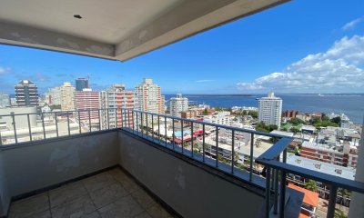Excelente vista, terraza, piso alto