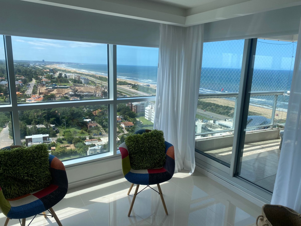Apartamento con inmejorables  vistas al mar  y a  La Barra