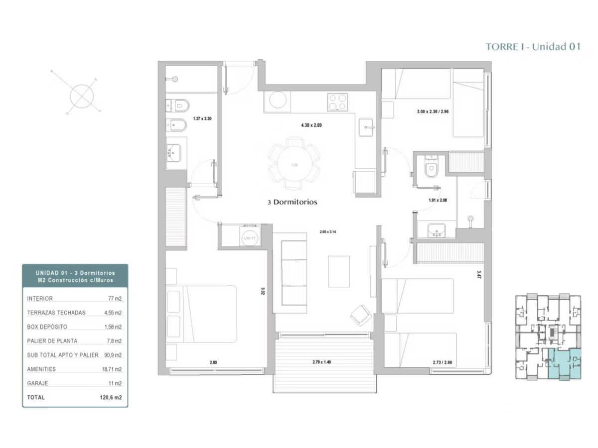 Apartamento ID.8983 - Venta Apartamento en Punta del Este Sea Garden Zona Roosevelt