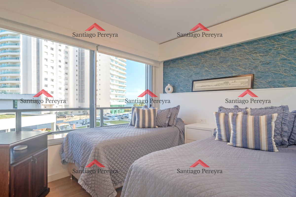 Apartamento ID.17098 - Apartamento en Punta del Este Mansa Torre Jefferson en Complejo Lincoln Center 1ra Línea de Mansa Excelentes Amenities