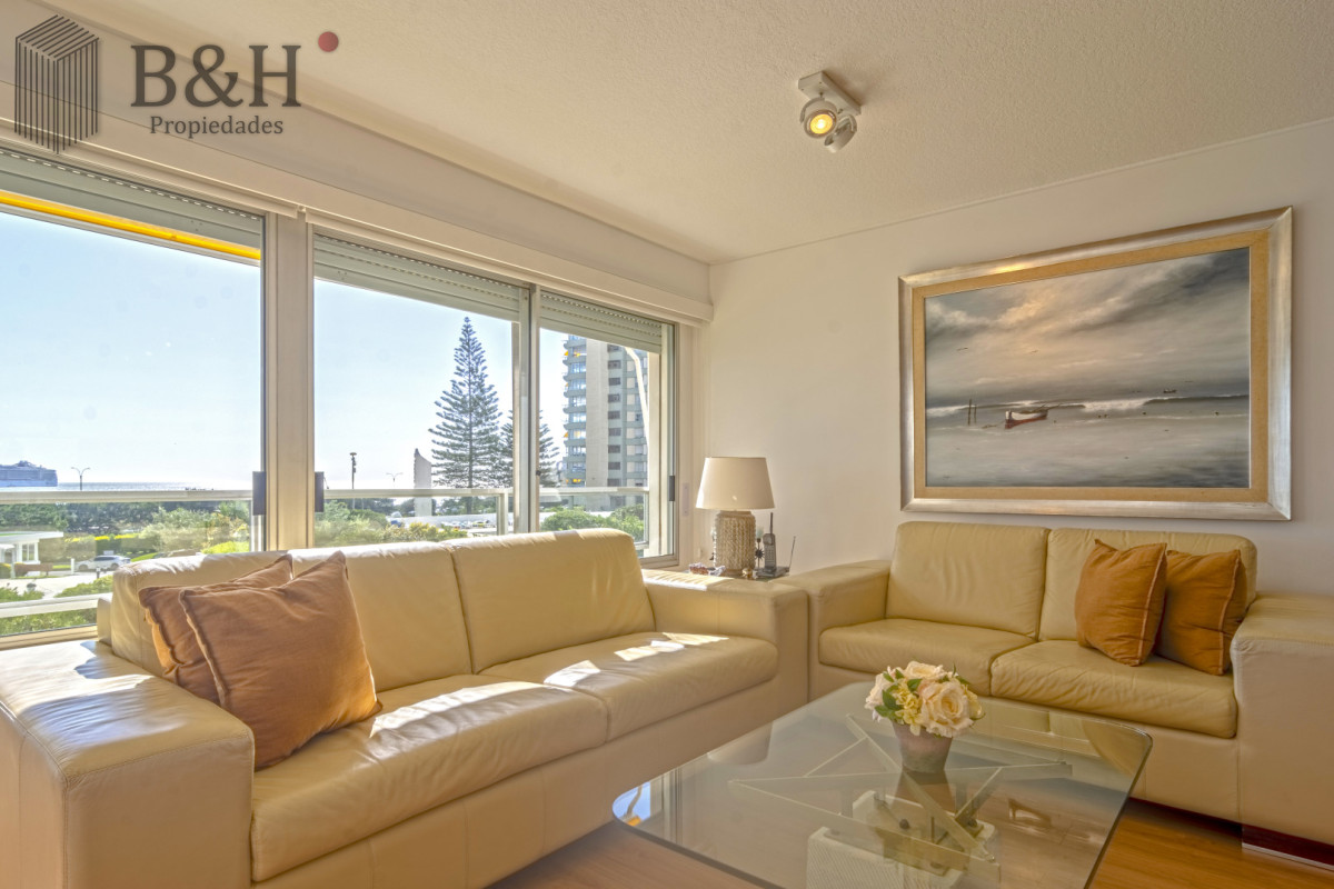 Apartamento en Punta del Este Mansa Torre Jefferson en Complejo Lincoln Center 1ra Línea de Mansa Excelentes Amenities - BYH7106A