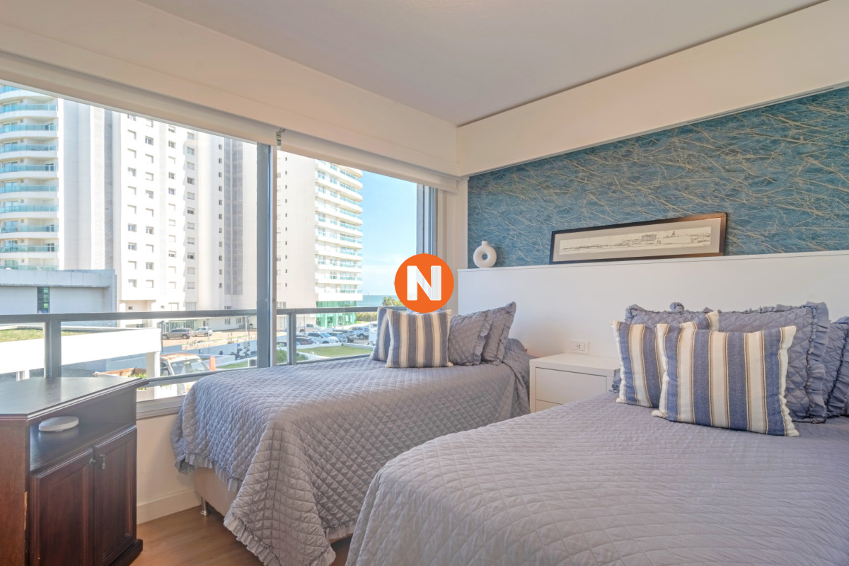 Apartamento Ref.224833 - Apartamento en Punta del Este Mansa Torre Jefferson en Complejo Lincoln Center 1ra Línea de Mansa Excelentes Amenities