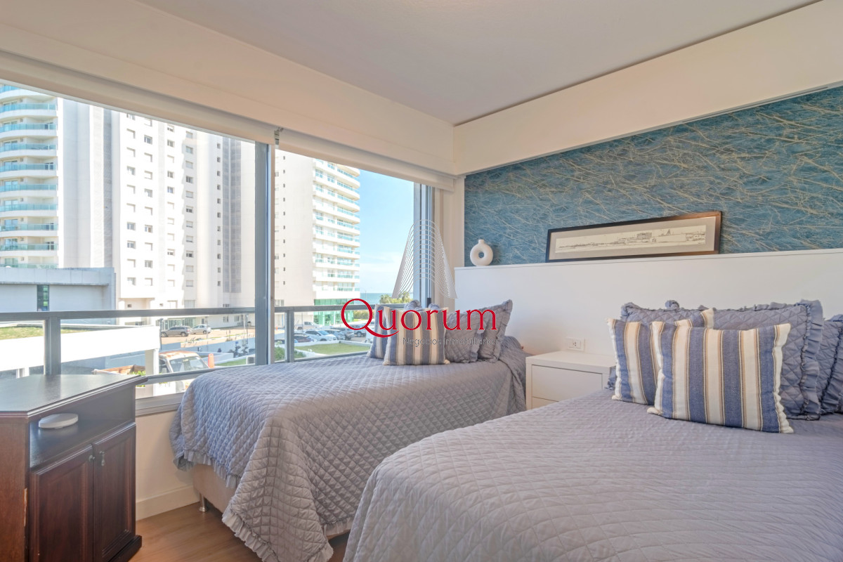Apartamento ID.536 - Apartamento en Punta del Este Mansa Torre Jefferson en Complejo Lincoln Center 1ra Línea de Mansa Excelentes Amenities