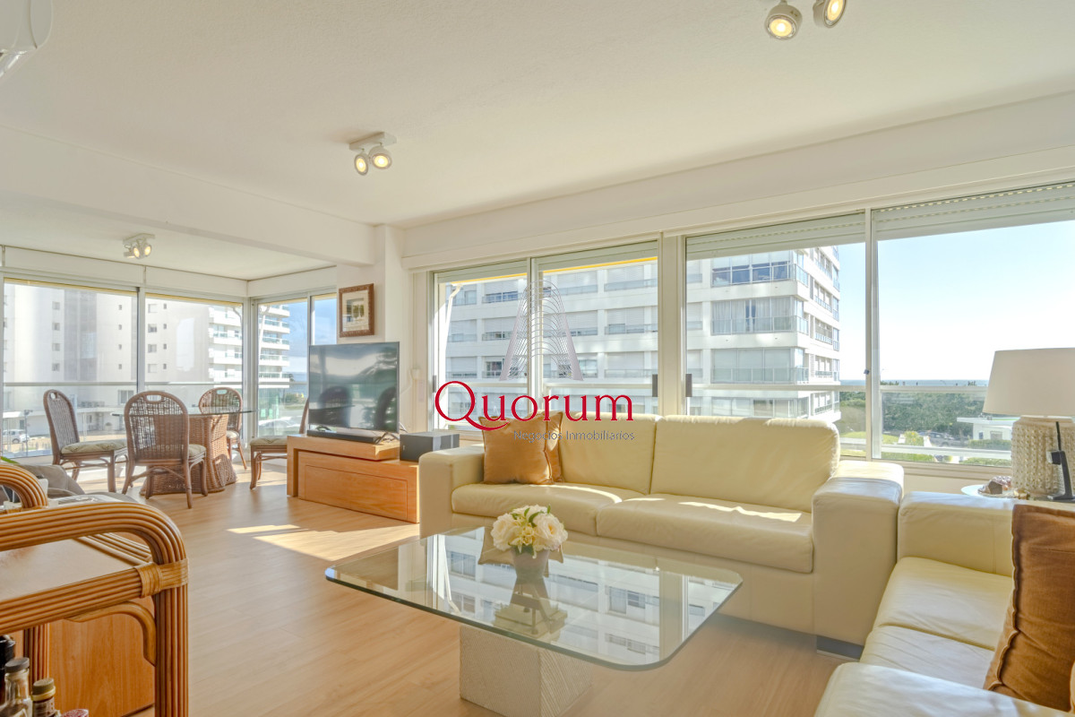 Apartamento ID.536 - Apartamento en Punta del Este Mansa Torre Jefferson en Complejo Lincoln Center 1ra Línea de Mansa Excelentes Amenities