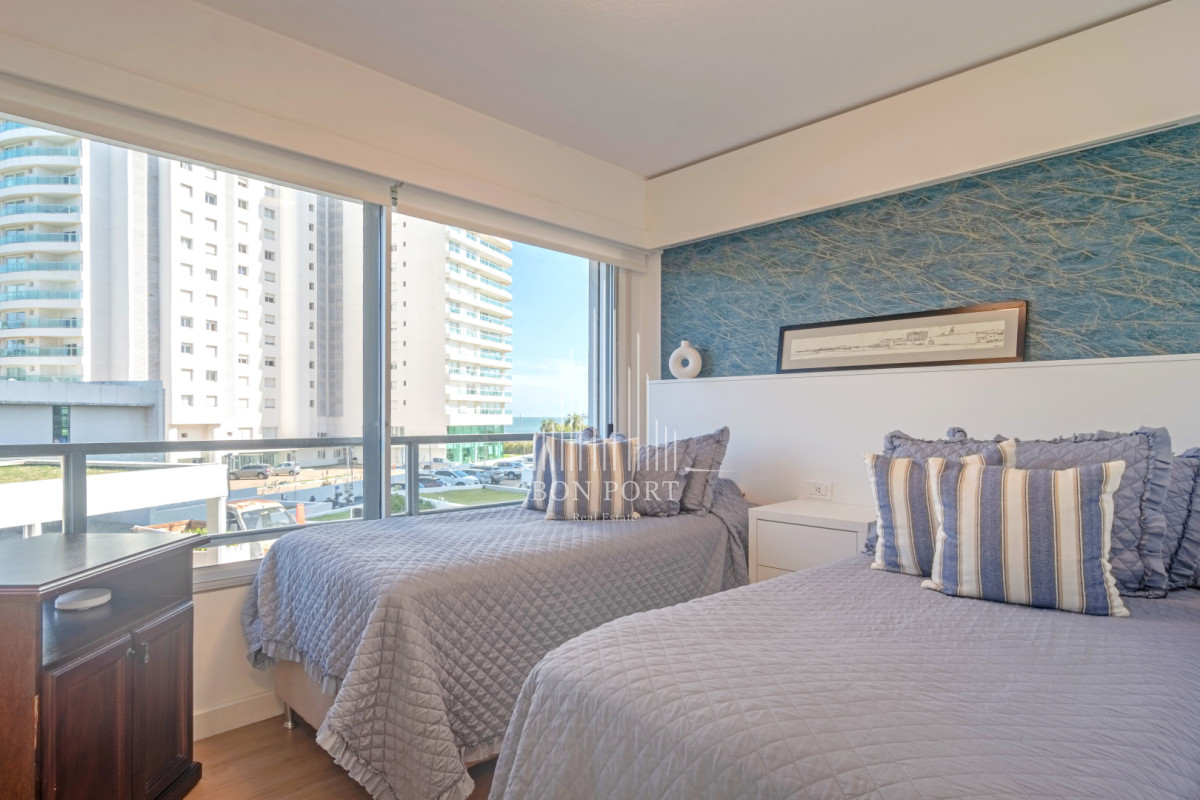 Apartamento ID.265 - Apartamento en Punta del Este Mansa Torre Jefferson en Complejo Lincoln Center 1ra Línea de Mansa Excelentes Amenities
