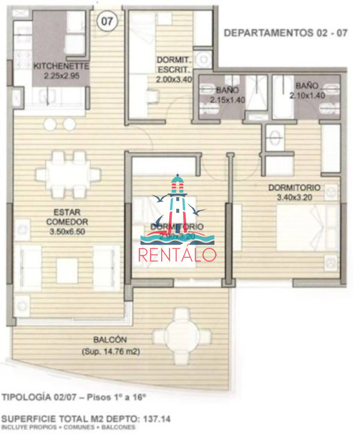 Apartamento ID.16 - Venta Apartamento en Punta del Este The Forest Tower 2 