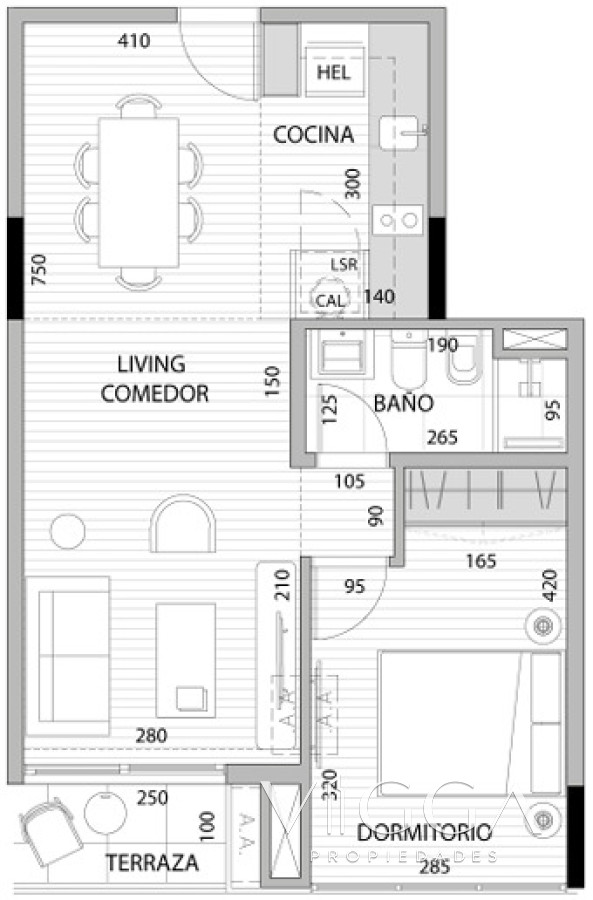 Apartamento ID.245/ - Apartamento en venta 1 dormitorio Roosevelt