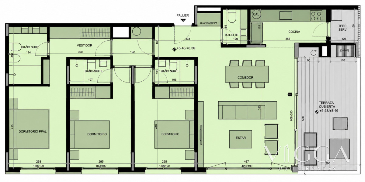 Apartamento ID.378/ - Apartamento en venta tres dormitorios Punta del Este