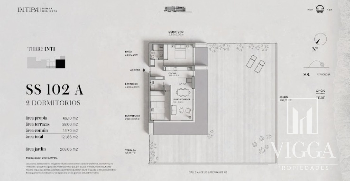 Apartamento ID.80 - Apartamento en venta dos dormitorios Punta del Este