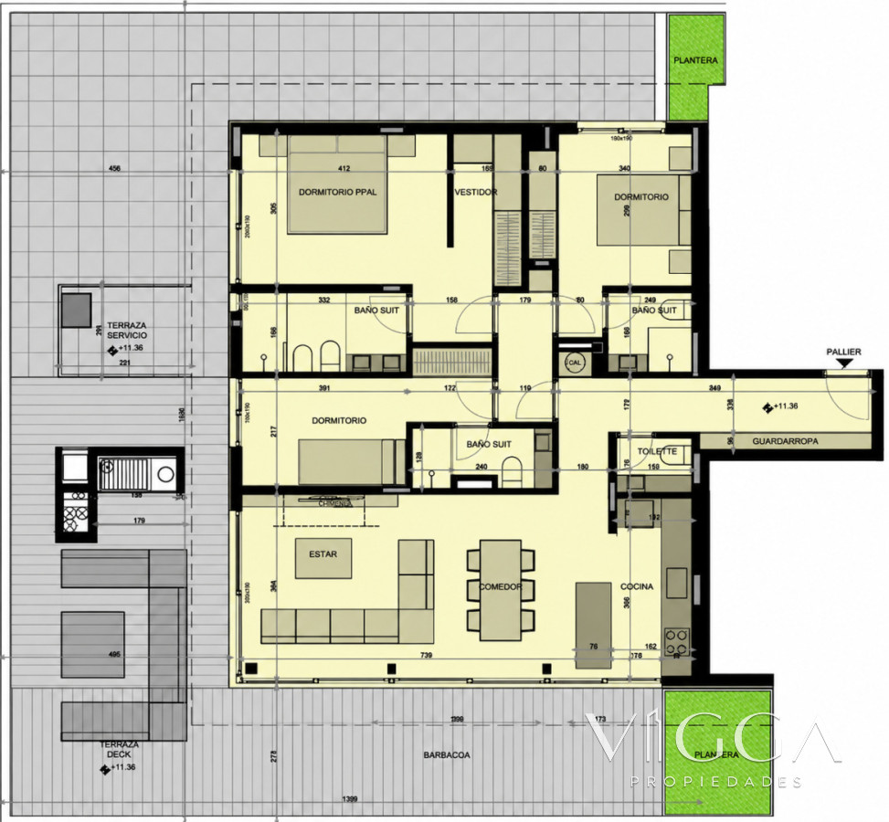 Apartamento ID.382/ - Venta apartamento tres dormitorios Punta del Este