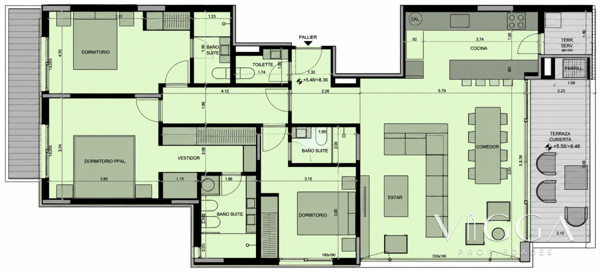 Apartamento ID.440/ - Venta apartamento 3 dormitorios Punta del Este