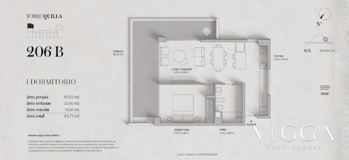 Apartamento ID.76 - Apartamento en venta un dormitorio,  Punta del Este