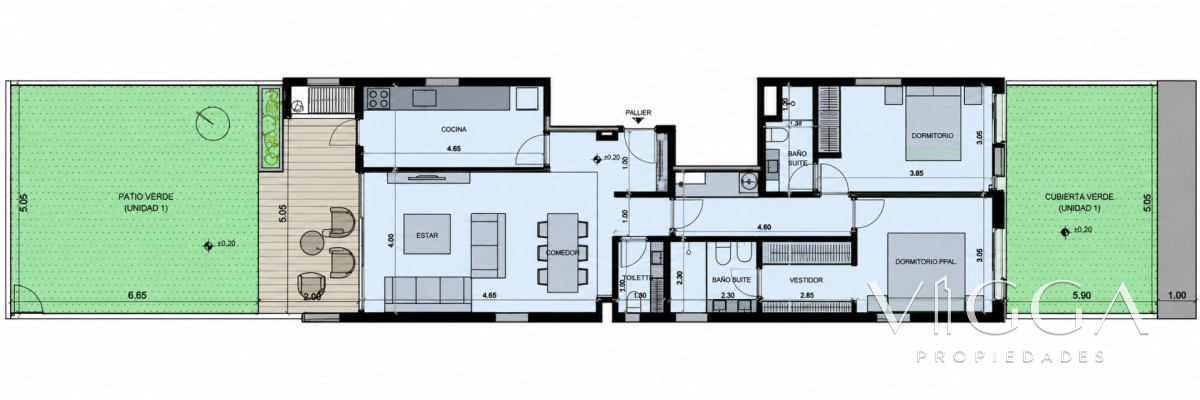 Apartamento ID.394/ - Venta apartamento 2 dormitorios Punta del Este