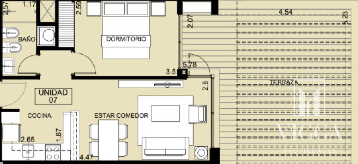 Apartamento ID.168 - Apartamento en venta 1 dormitorios Punta del Este
